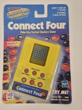 Vintage 1999 Connect Four Electronic Handheld Game Hasbro Milton Bradley NEW